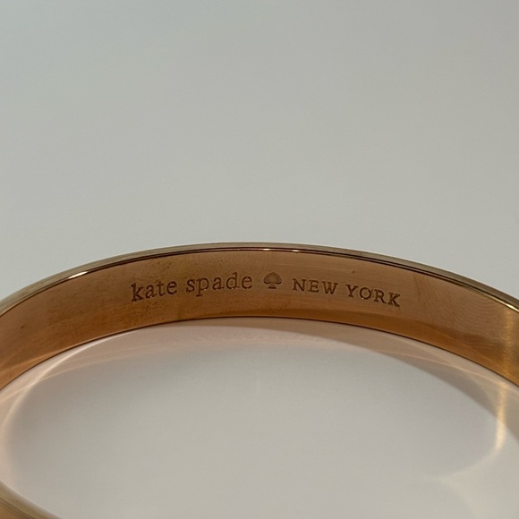 Kate Spade New York Rose Gold "Best Friend Ever" Bangle Bracelet - Picture 3 of 6